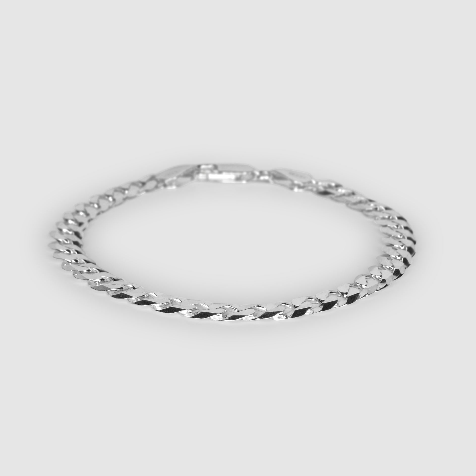 6.2mm Flat Curb Bracelet