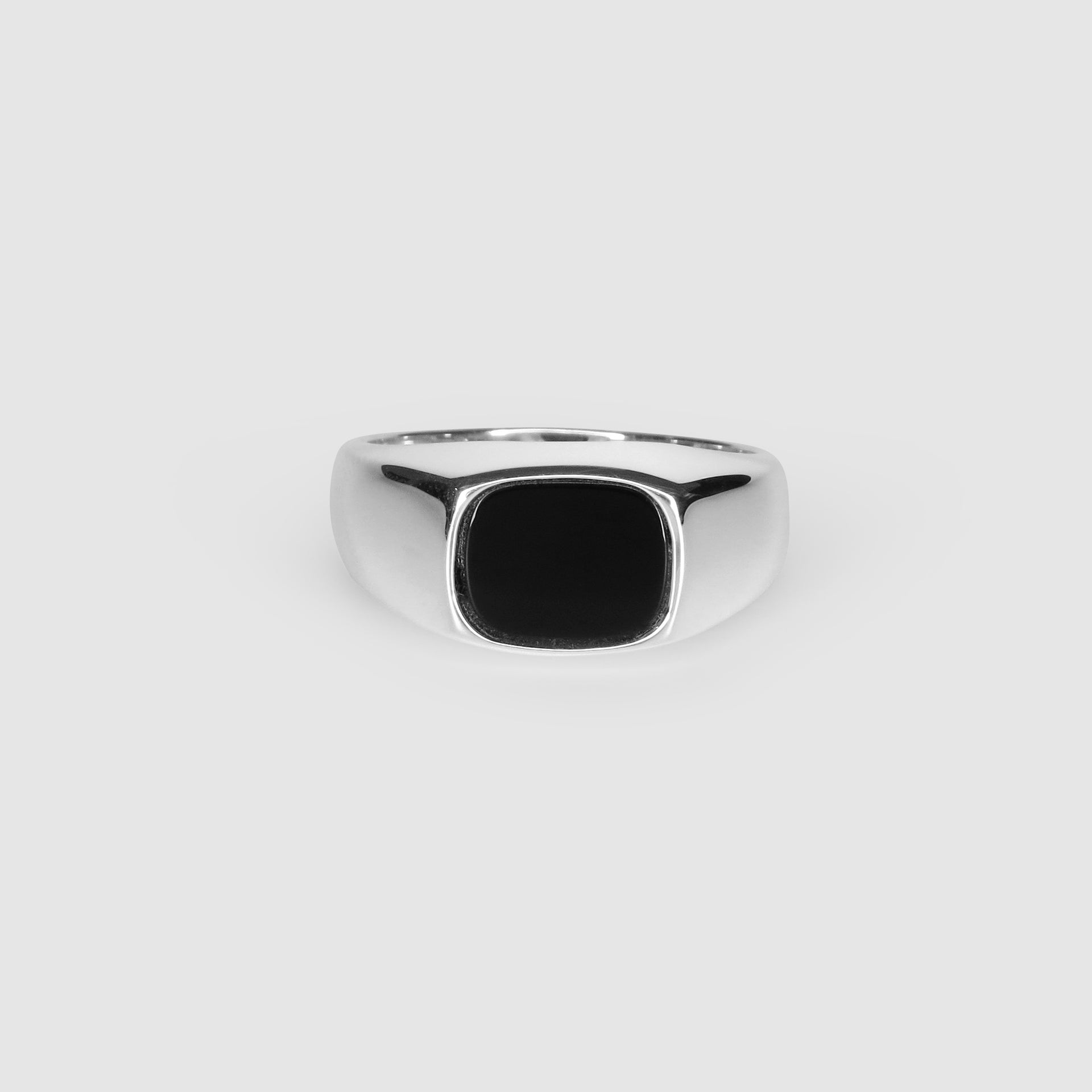 Black Onyx Signet Ring