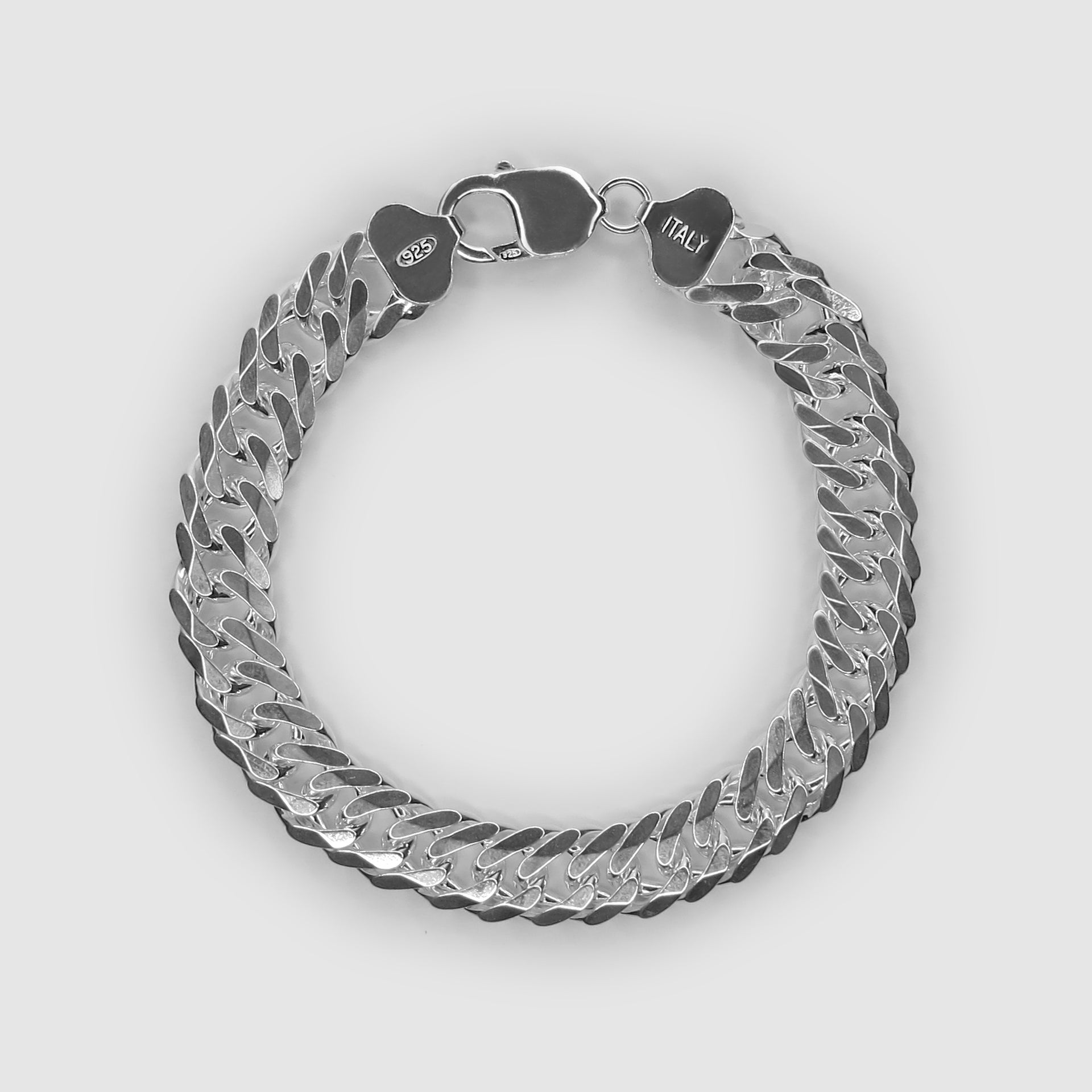 11mm Double Curb Bracelet