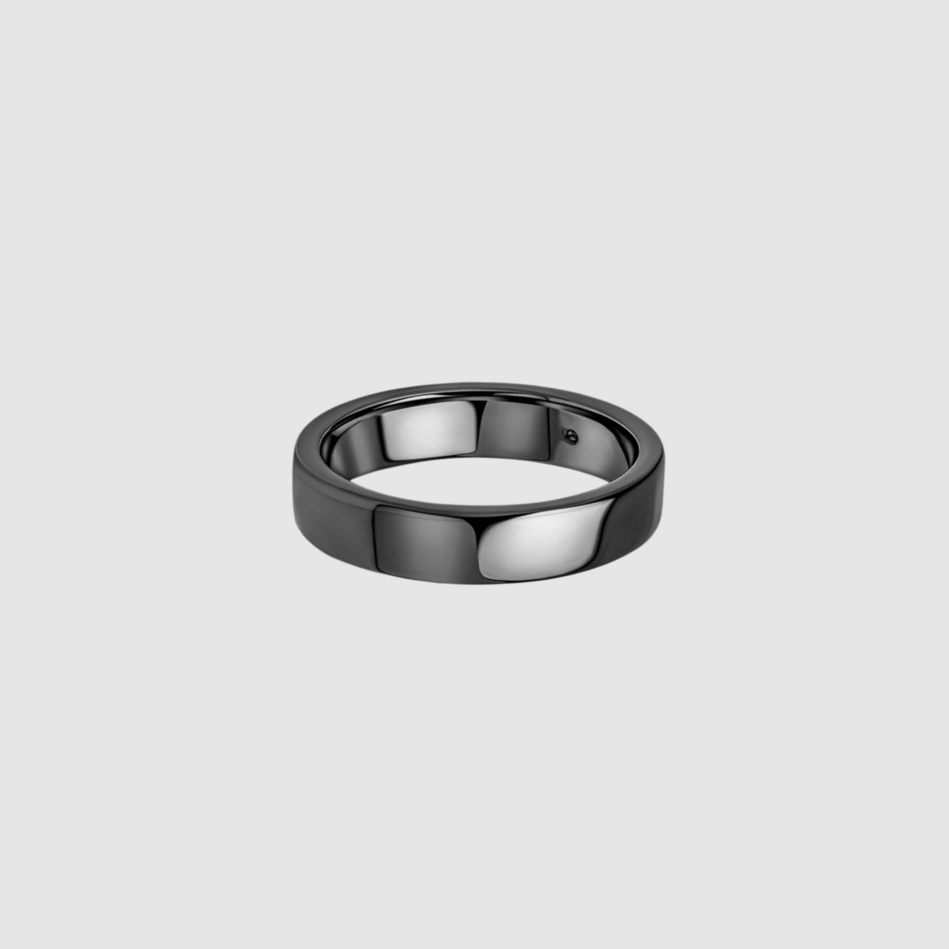 Gunmetal Plated Band Ring