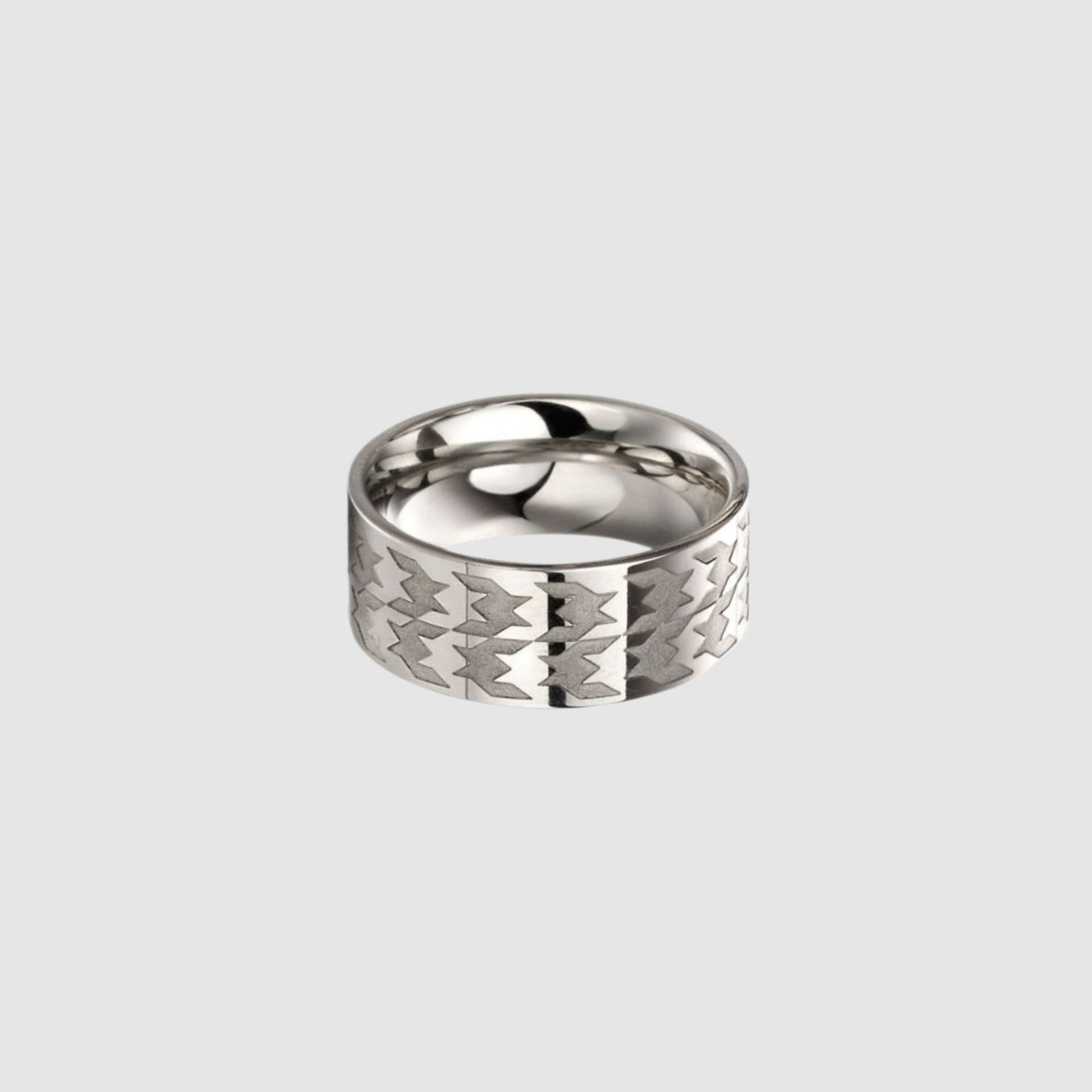 Houndstooth Textured Ring