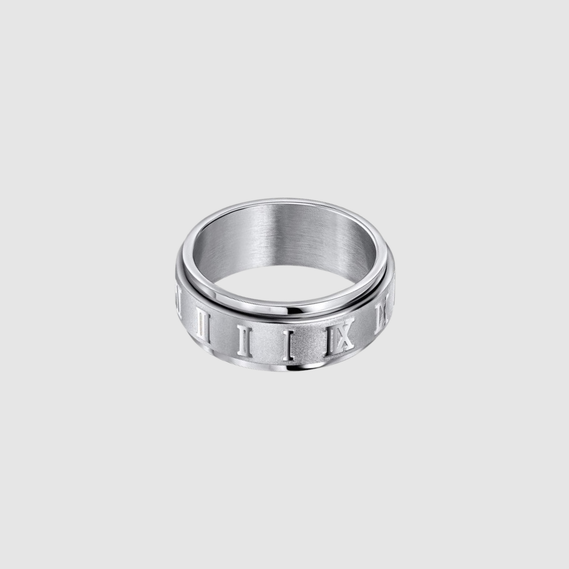 Roman Numerals Spinner Ring