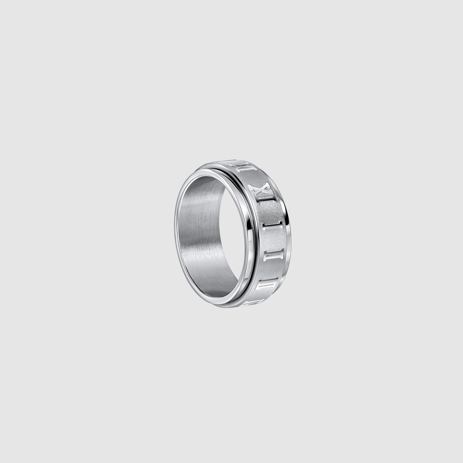 Roman Numerals Spinner Ring