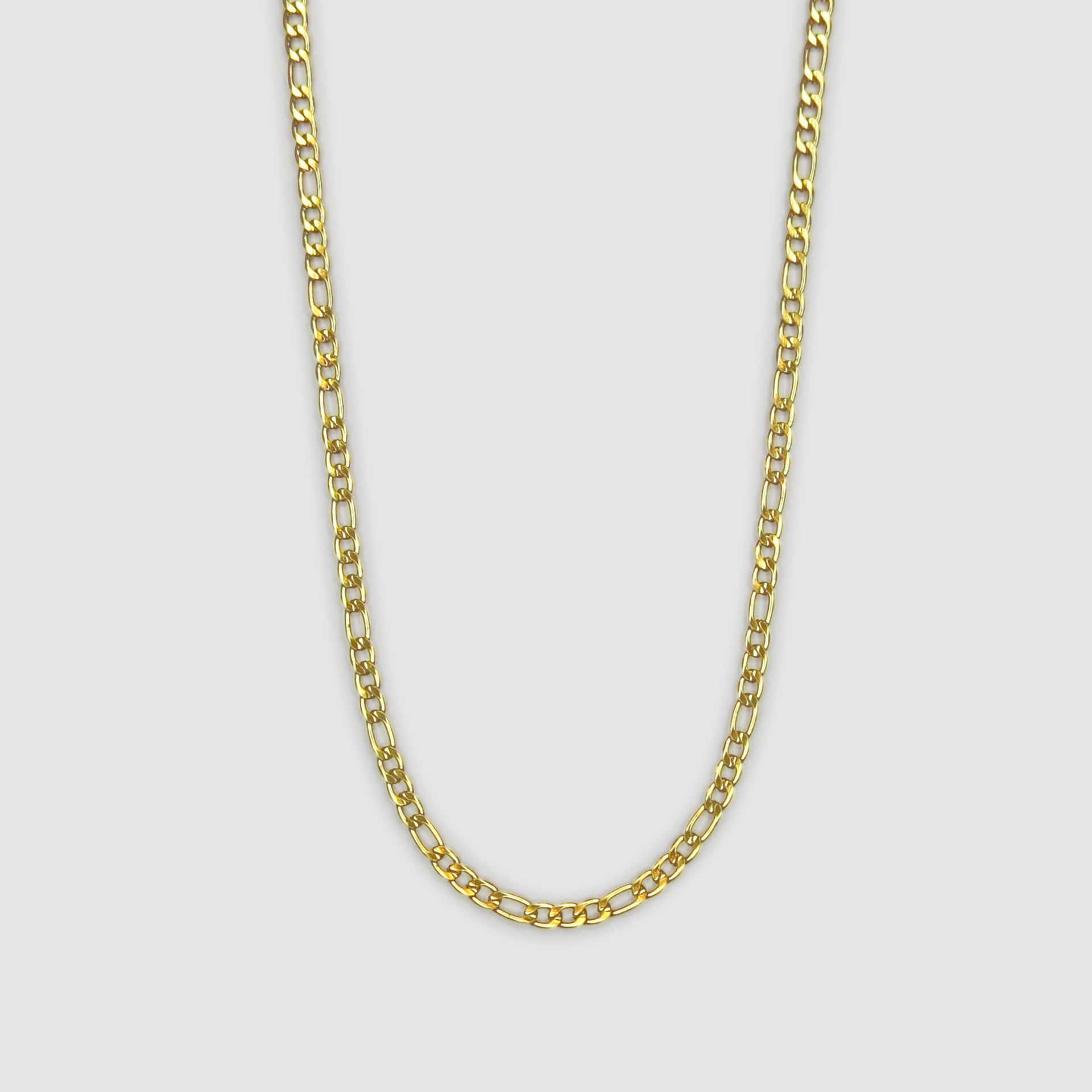 Gold Figaro Link Chain