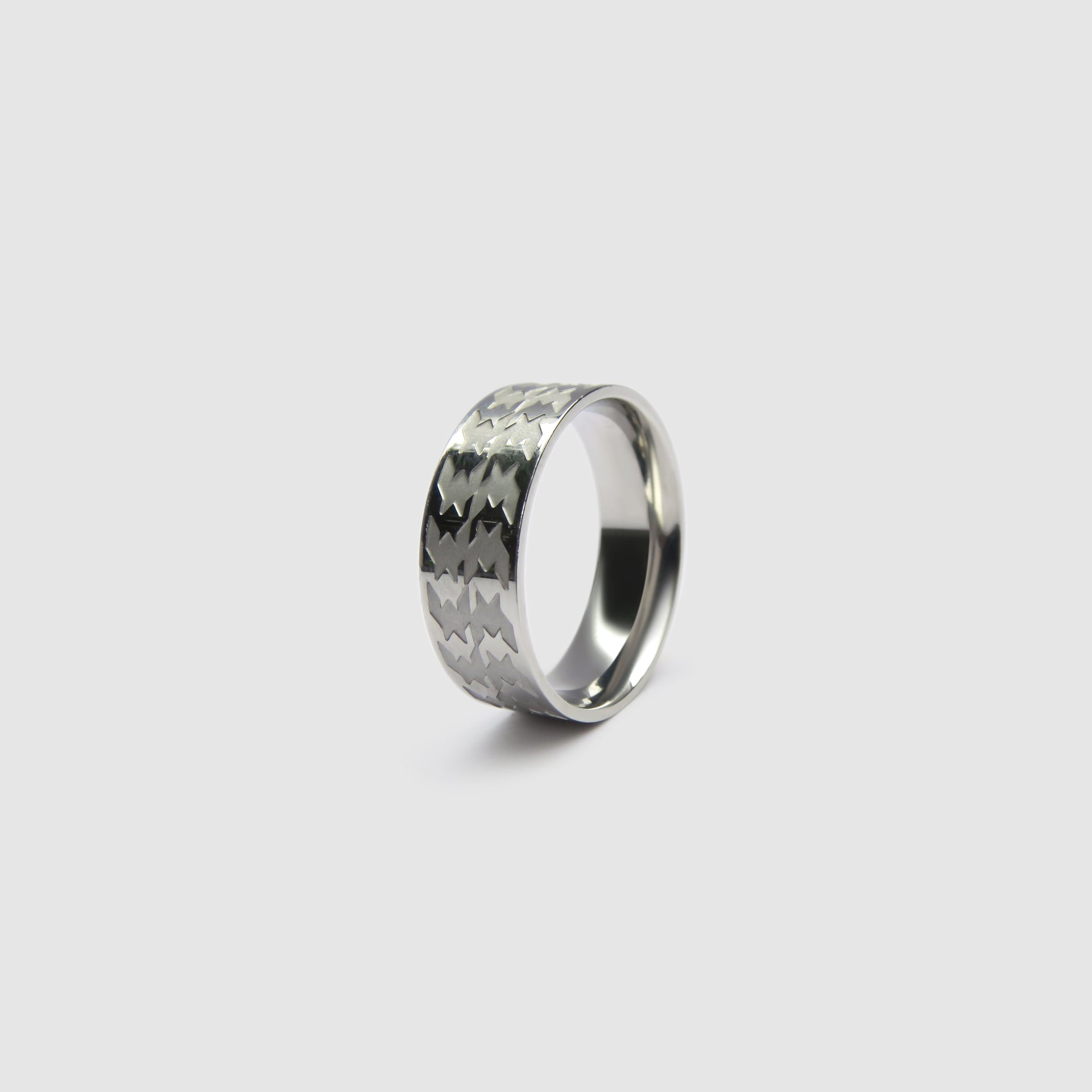 Houndstooth Textured Ring