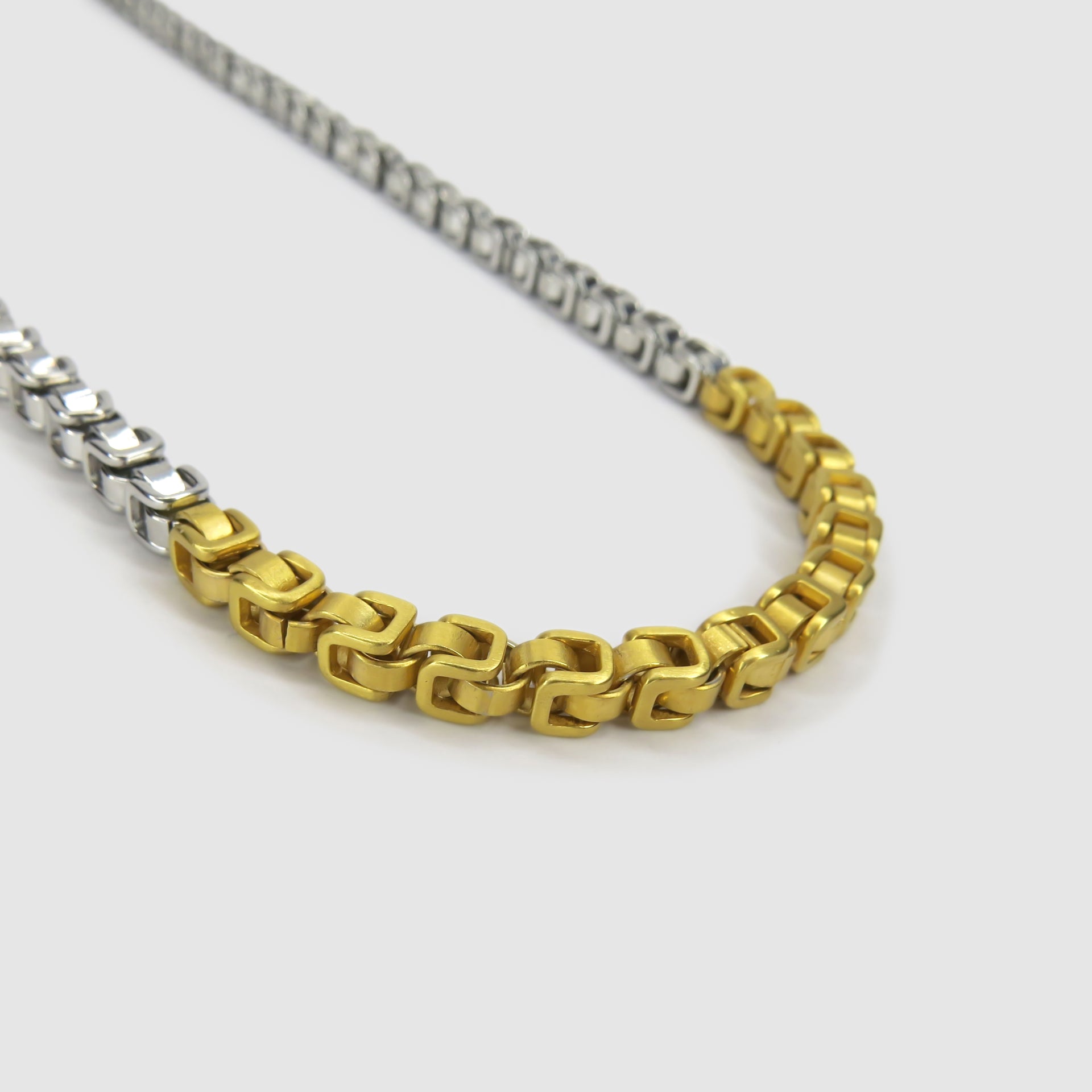 Two Tone Belcher Link Chain