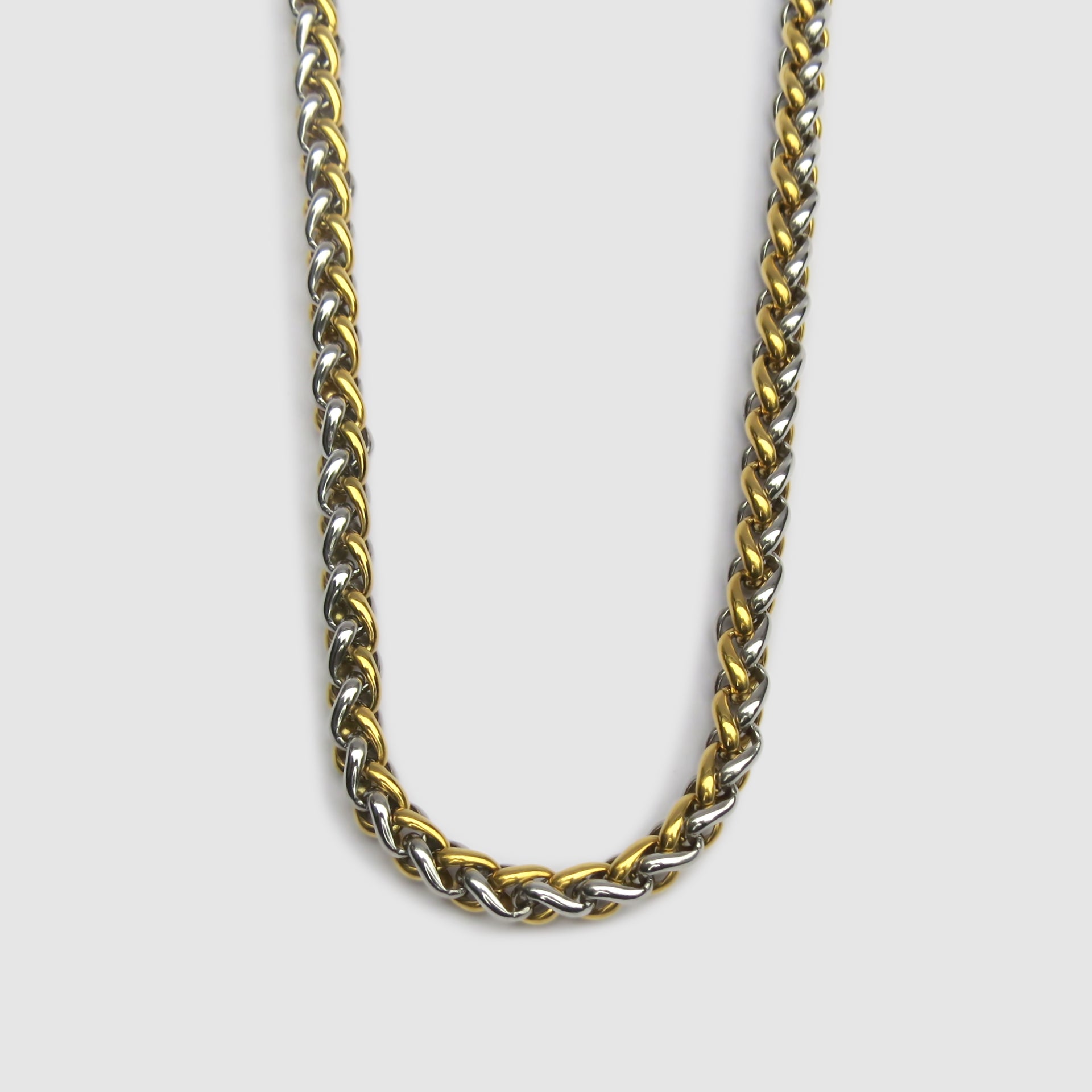 Two Tone Spiga Link Chain
