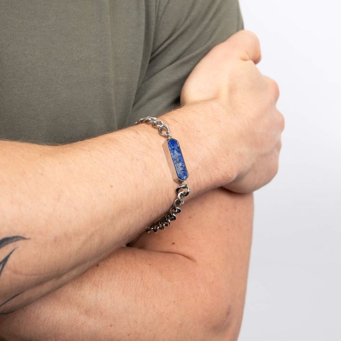 Lapis Bar Bracelet